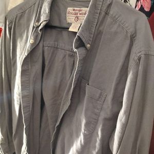 Men's grey jean flannel